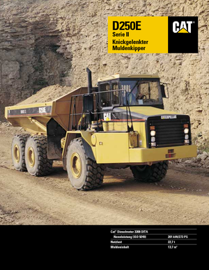 Шарнірні самоскиди Caterpillar D 250 E
