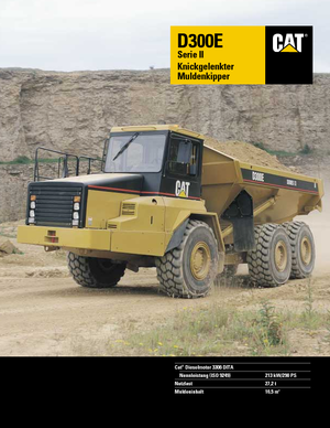 Шарнірні самоскиди Caterpillar D 300 E