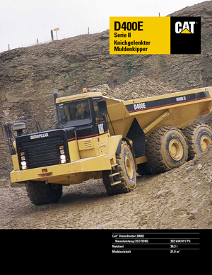 Шарнірні самоскиди Caterpillar D 400 E