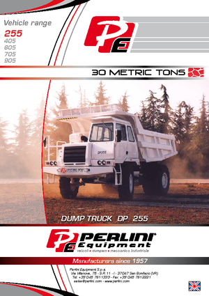 Самоскиди із жорсткою рамою Perlini DP 255