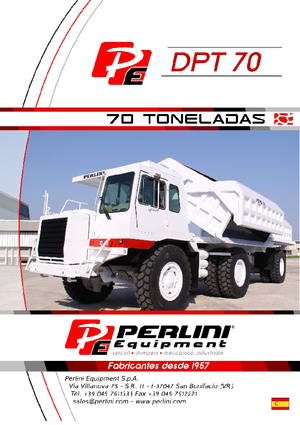 Шарнірні самоскиди Perlini DPT 70
