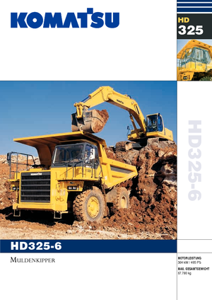 Самоскиди із жорсткою рамою Komatsu HD325-6/4WD