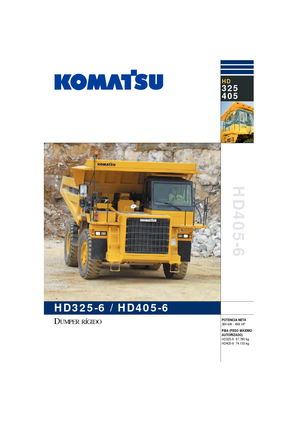 Самоскиди із жорсткою рамою Komatsu HD325-6