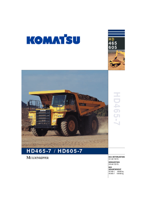 Самоскиди із жорсткою рамою Komatsu HD465-7