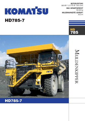 Самоскиди із жорсткою рамою Komatsu HD785-7