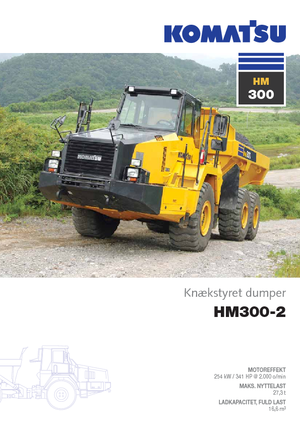 Шарнірні самоскиди Komatsu HM300-2