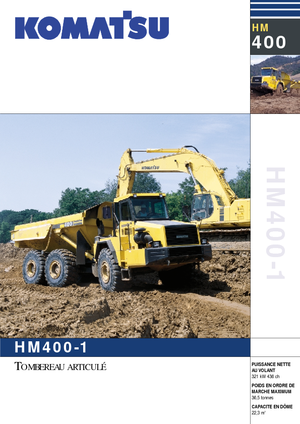 Шарнірні самоскиди Komatsu HM400-1