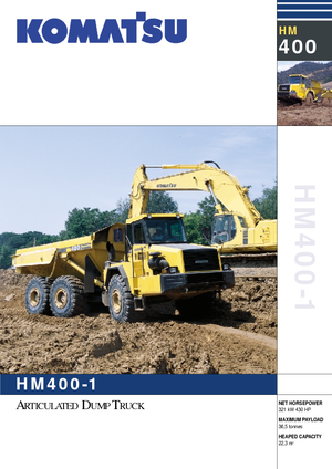 Шарнірні самоскиди Komatsu HM400-1
