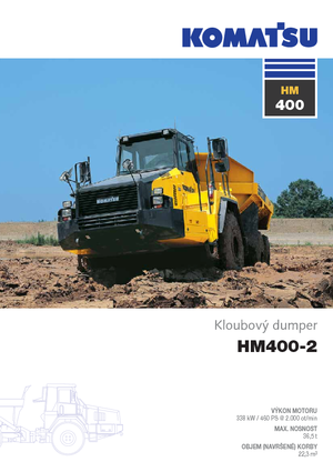 Шарнірні самоскиди Komatsu HM400-2