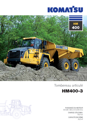 Шарнірні самоскиди Komatsu HM400-3