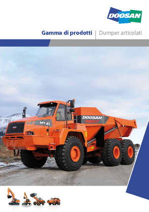 Шарнірні самоскиди Doosan MT 26