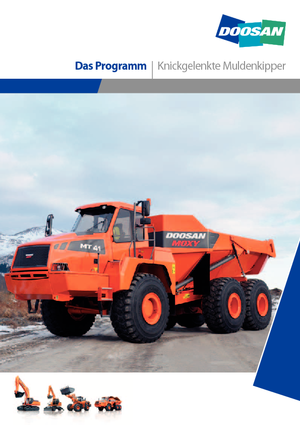 Шарнірні самоскиди Doosan MT 26