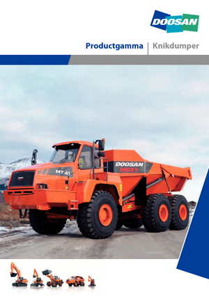 Шарнірні самоскиди Doosan MT 26