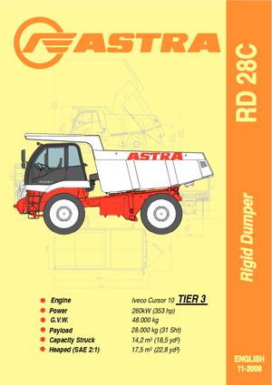 Самоскиди із жорсткою рамою Astra RD 28 C