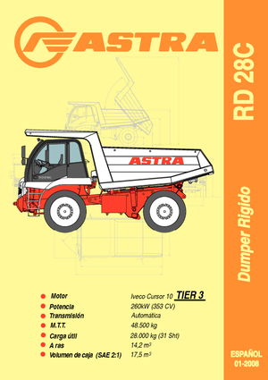 Самоскиди із жорсткою рамою Astra RD 28 C