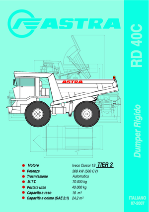Самоскиди із жорсткою рамою Astra RD 40 C