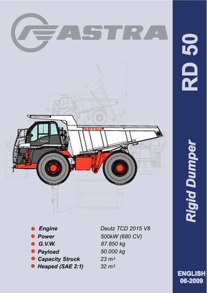 Самоскиди із жорсткою рамою Astra RD 50