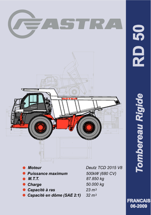 Самоскиди із жорсткою рамою Astra RD 50
