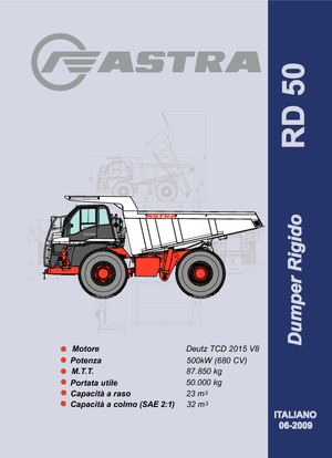 Самоскиди із жорсткою рамою Astra RD 50