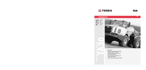 Шарнірні самоскиди Terex TA 30