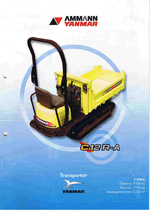 Гусеничні самоскиди Yanmar C 12 RB