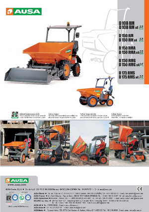 Колісні самоскиди Ausa D 150 RM PLUS
