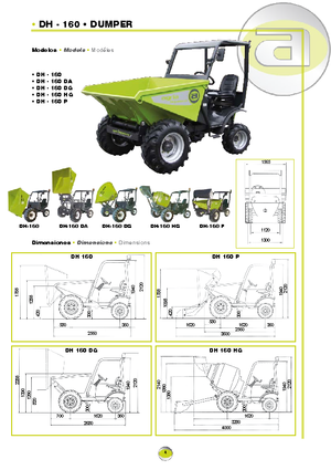 Колісні самоскиди Agrimac DH 160