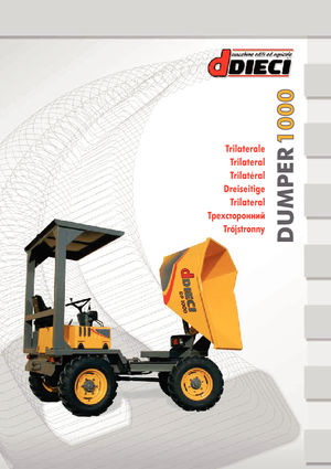 Колісні самоскиди Dieci DP 1000 Trilateral