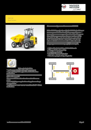 Колісні самоскиди Wacker Neuson DW100