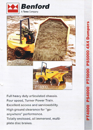 Колісні самоскиди Benford PS 5000