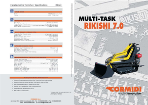 Гусеничні самоскиди Cormidi Rikishi 5.5 B