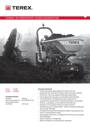 Колісні самоскиди Terex TA 2 SE