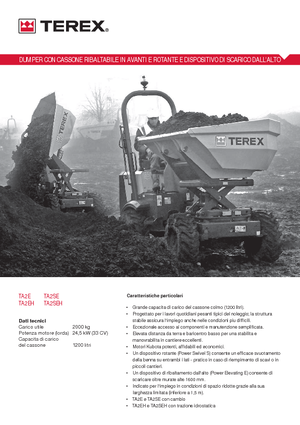Колісні самоскиди Terex TA 2 SE