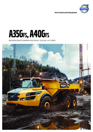 Шарнірні самоскиди Volvo A35GFS