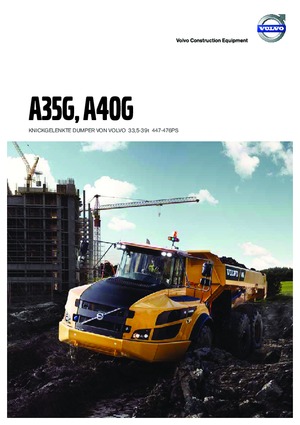 Шарнірні самоскиди Volvo A35G