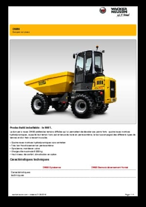 Колісні самоскиди Wacker Neuson DW90