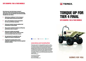 Колісні самоскиди Terex TA 6 S