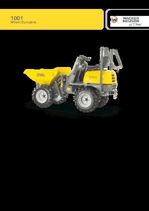 Колісні самоскиди Wacker Neuson 1001 