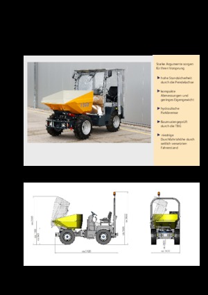 Колісні самоскиди Bergmann 1200R