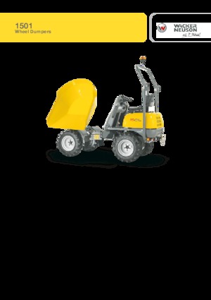 Колісні самоскиди Wacker Neuson 1501 