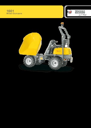 Колісні самоскиди Wacker Neuson 1601 