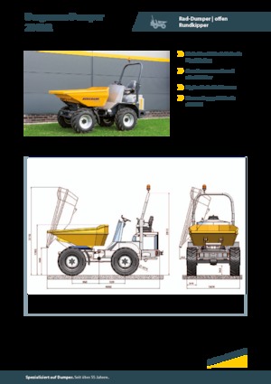 Колісні самоскиди Bergmann 2040R
