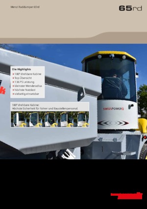 Колісні самоскиди Menzi 65rd