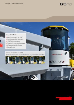 Колісні самоскиди Menzi 65rd