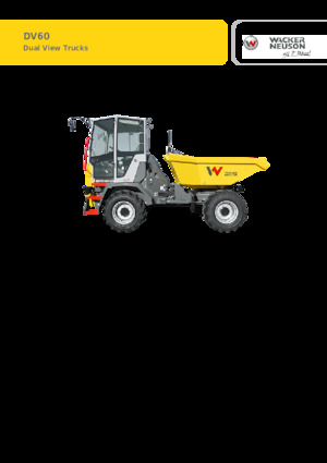 Колісні самоскиди Wacker Neuson DV60 dual view