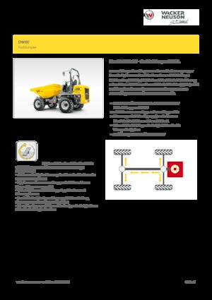 Колісні самоскиди Wacker Neuson DW60 LRC