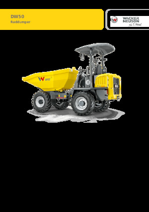 Колісні самоскиди Wacker Neuson DW50