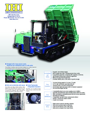 Гусеничні самоскиди Kato IC50