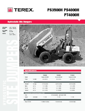 Колісні самоскиди Terex PS 4000 H