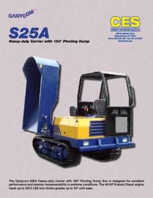 Гусеничні самоскиди Kato S25A